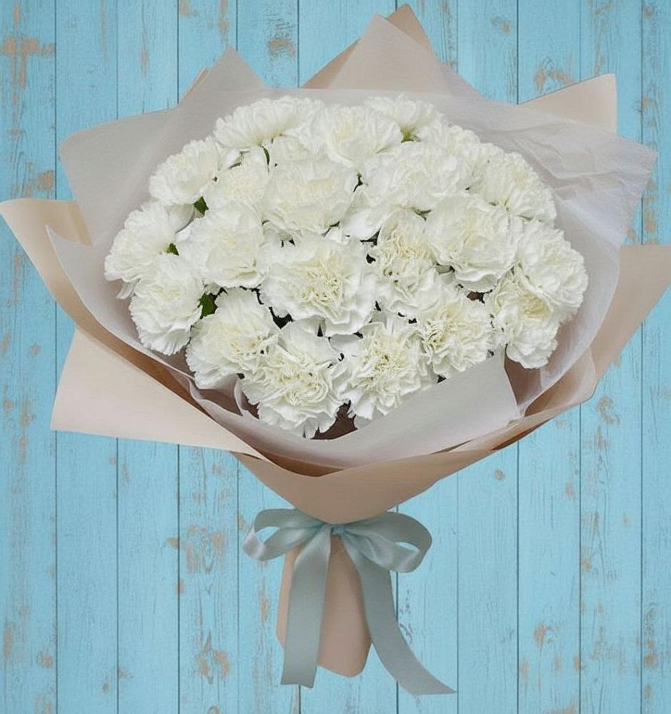 Букет цветов из: Гвоздики в Ликино-Дулево