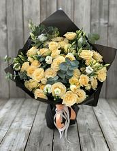 Букет цветов из:  Розы и Лизиантусы #REPLACE_PRED# Ликино-Дулево