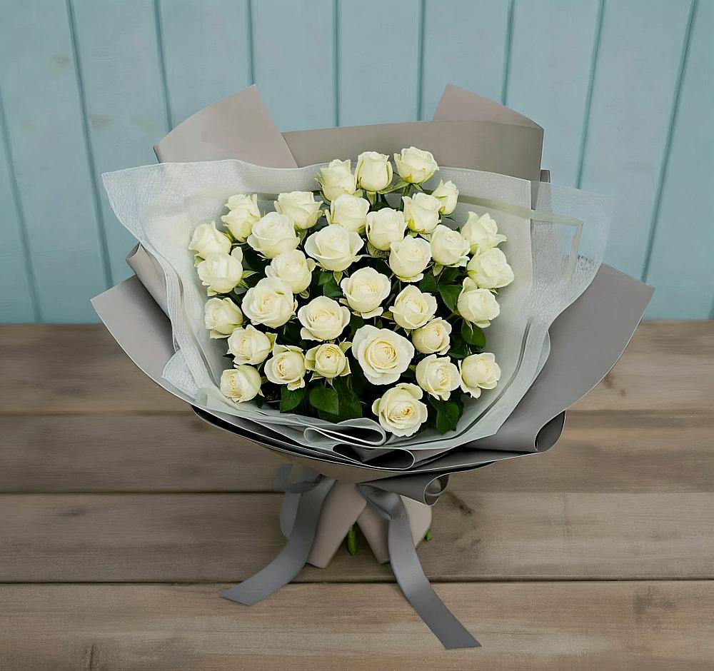 Букет Белоснежная нежность в Ликино-Дулево