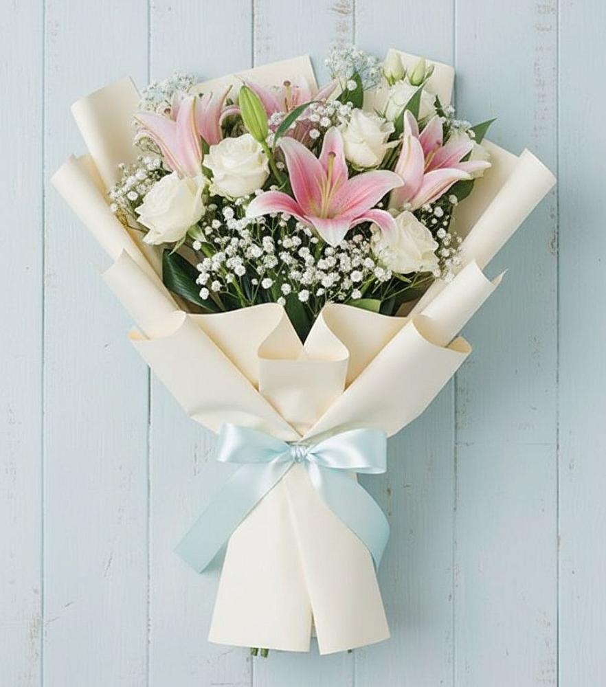 Букет цветов из: Лилии в Ликино-Дулево