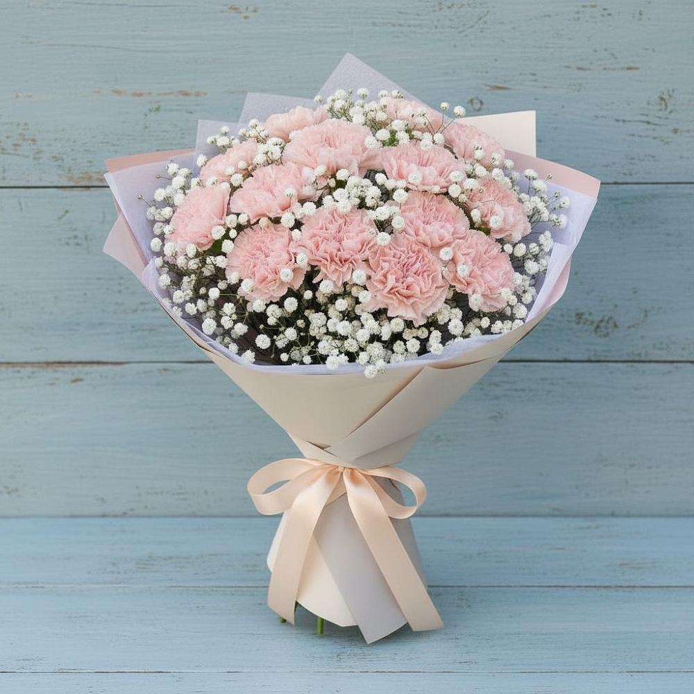 Букет цветов из: Гвоздики в Ликино-Дулево