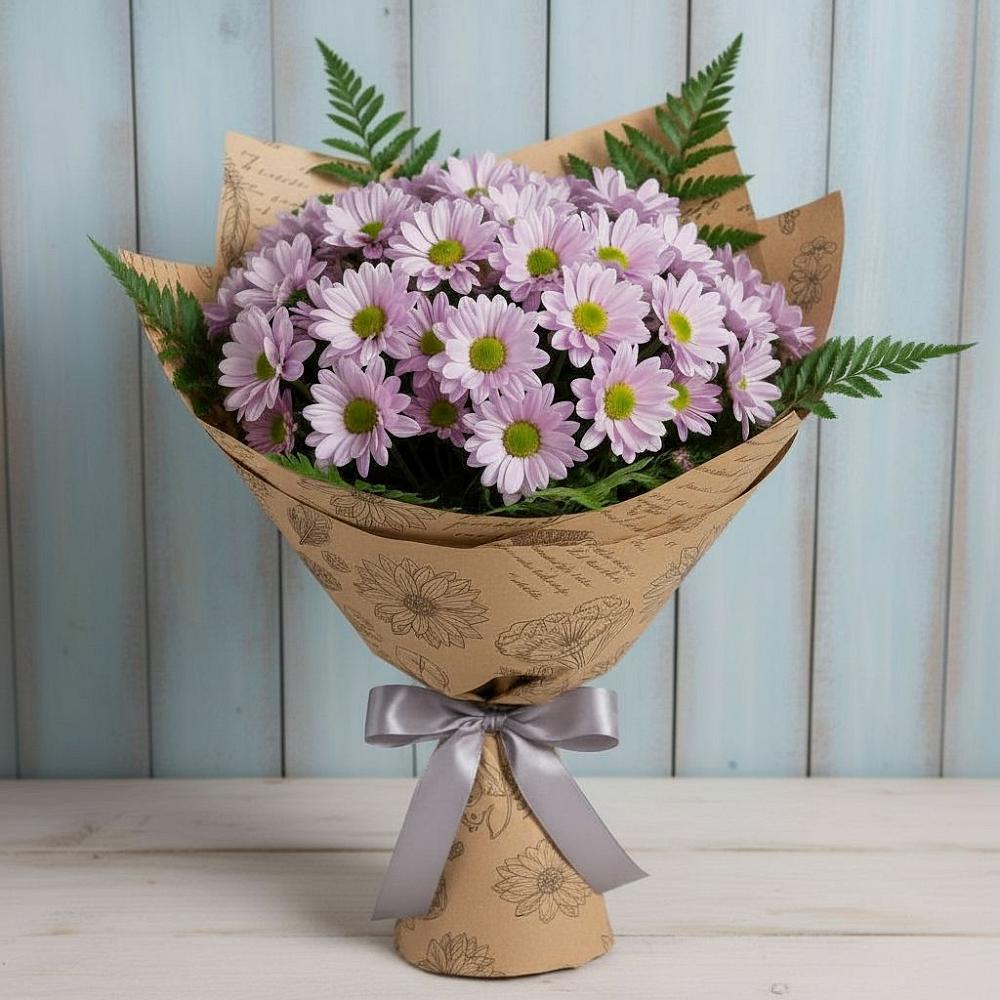 Букет цветов из: Хризантемы в Ликино-Дулево