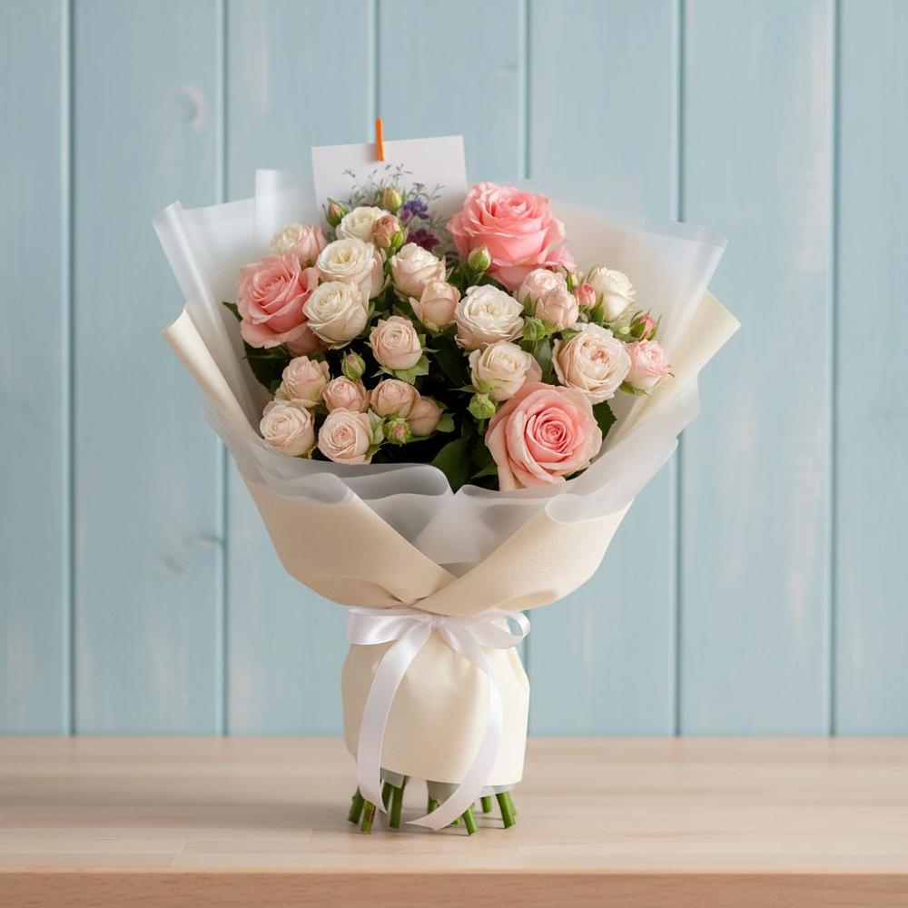 Букет цветов из: Розы в Ликино-Дулево