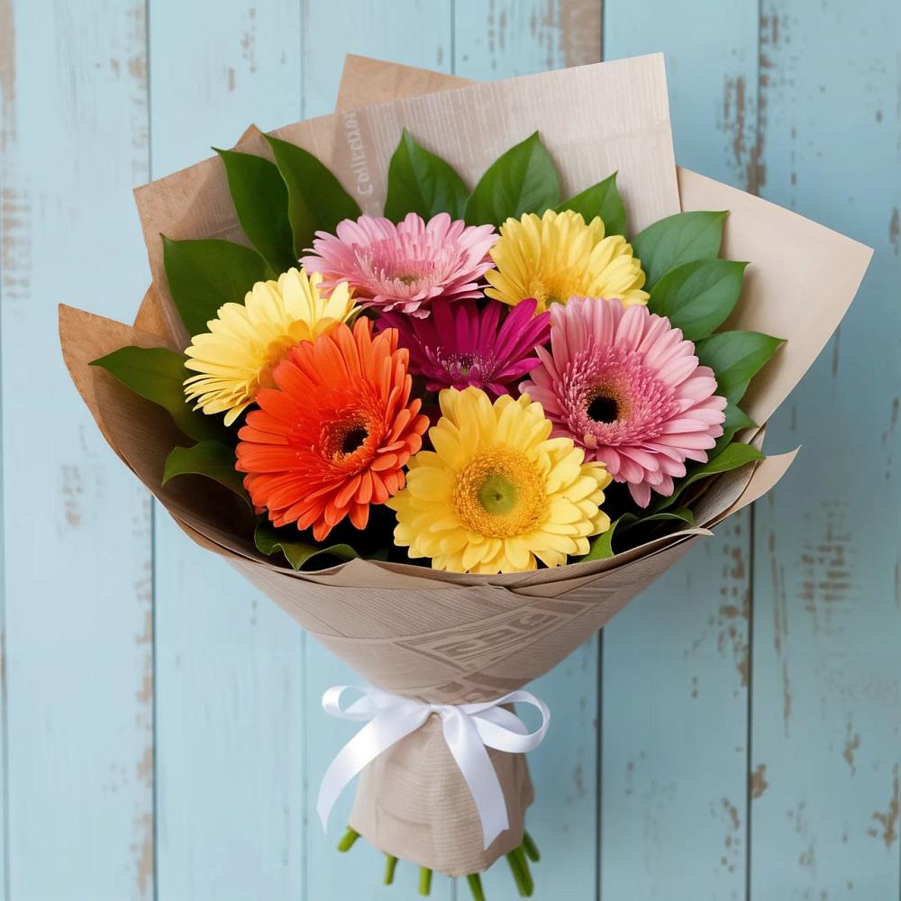 Букет цветов из: Герберы в Ликино-Дулево