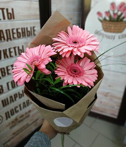 Букет цветов из: Герберы в Ликино-Дулево