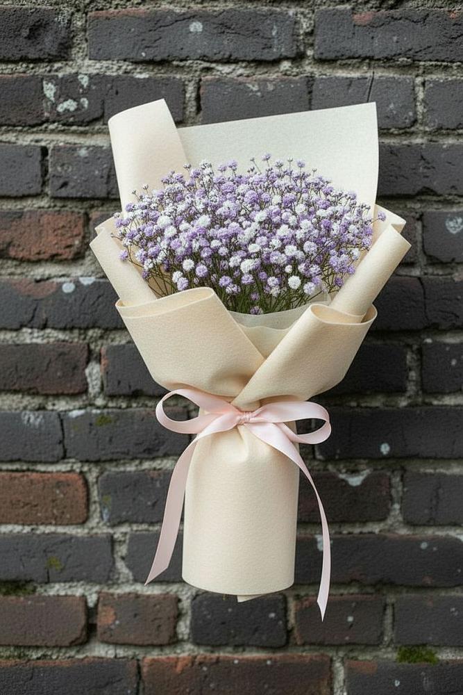 Букет цветов из: Гипсофила в Ликино-Дулево