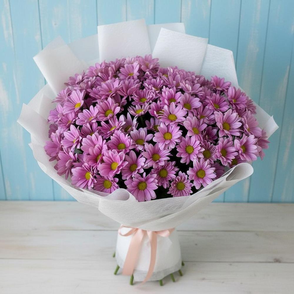 Букет цветов из: Хризантемы в Ликино-Дулево