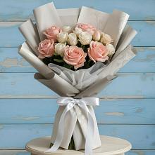Букет цветов из:  Розы в Ликино-Дулево