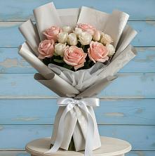 Букет цветов из:  Розы в Ликино-Дулево