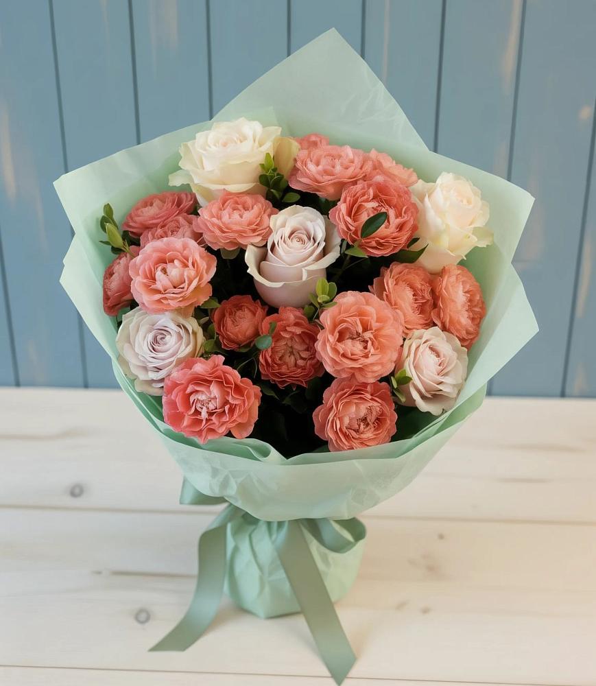 Букет цветов из: Розы в Ликино-Дулево