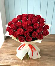Букет 29 Красных роз в Ликино-Дулево