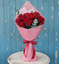 Букет цветов из:  Розы в Ликино-Дулево