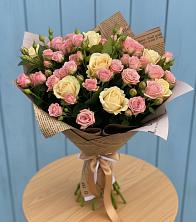 Букет цветов из:  Розы в Ликино-Дулево