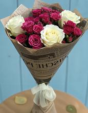 Букет цветов из:  Розы в Ликино-Дулево