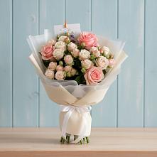 Букет цветов из:  Розы #REPLACE_PRED# Ликино-Дулево