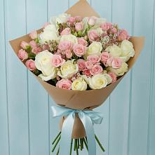 Букет цветов из:  Розы #REPLACE_PRED# Ликино-Дулево